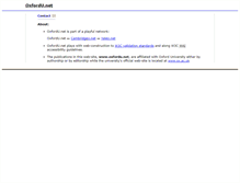 Tablet Screenshot of oxfordu.net